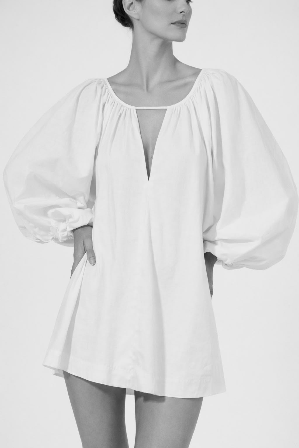 THE PUFF SLEEVE MINI DRESS