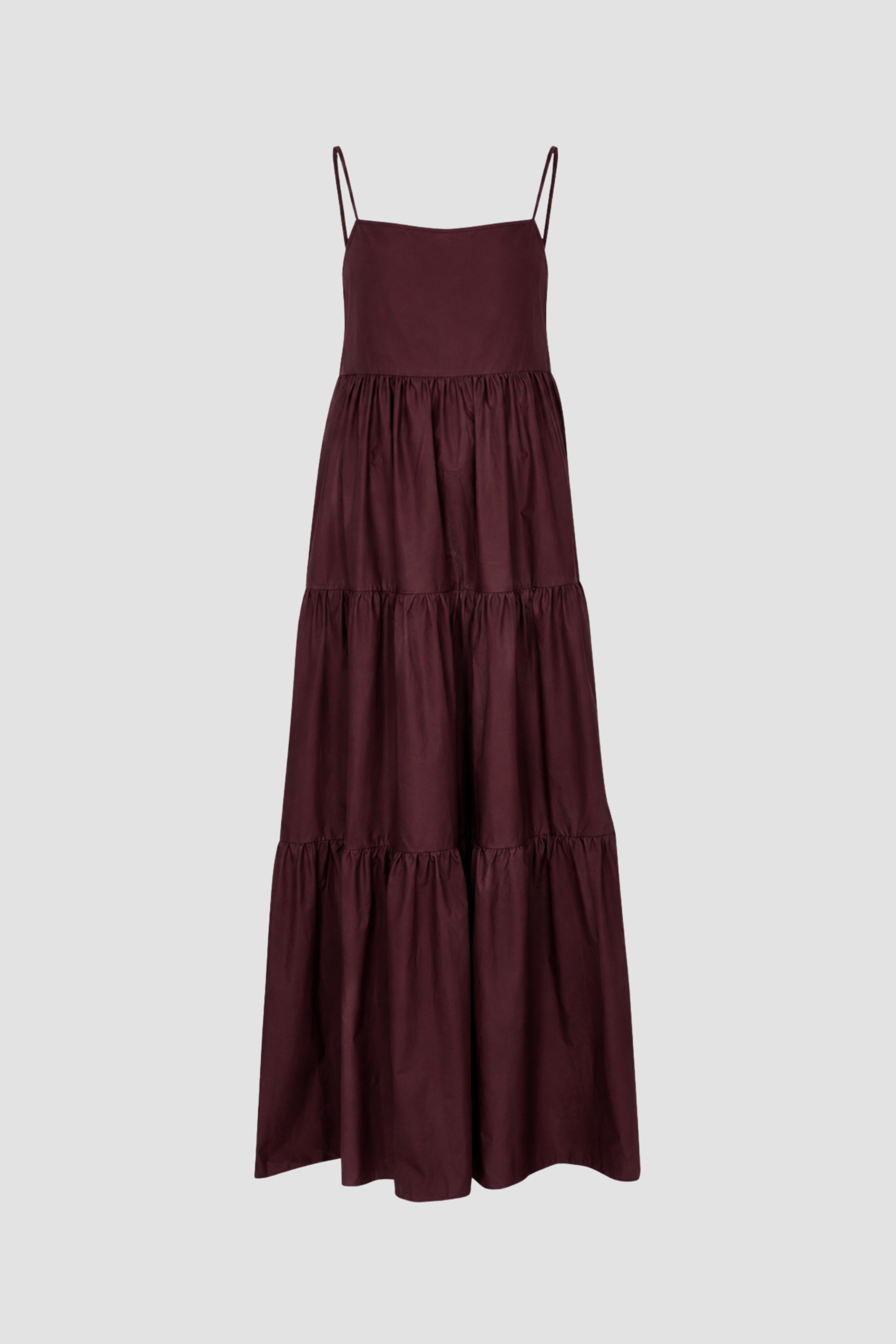 DHALI DRESS IN BURGUNDY