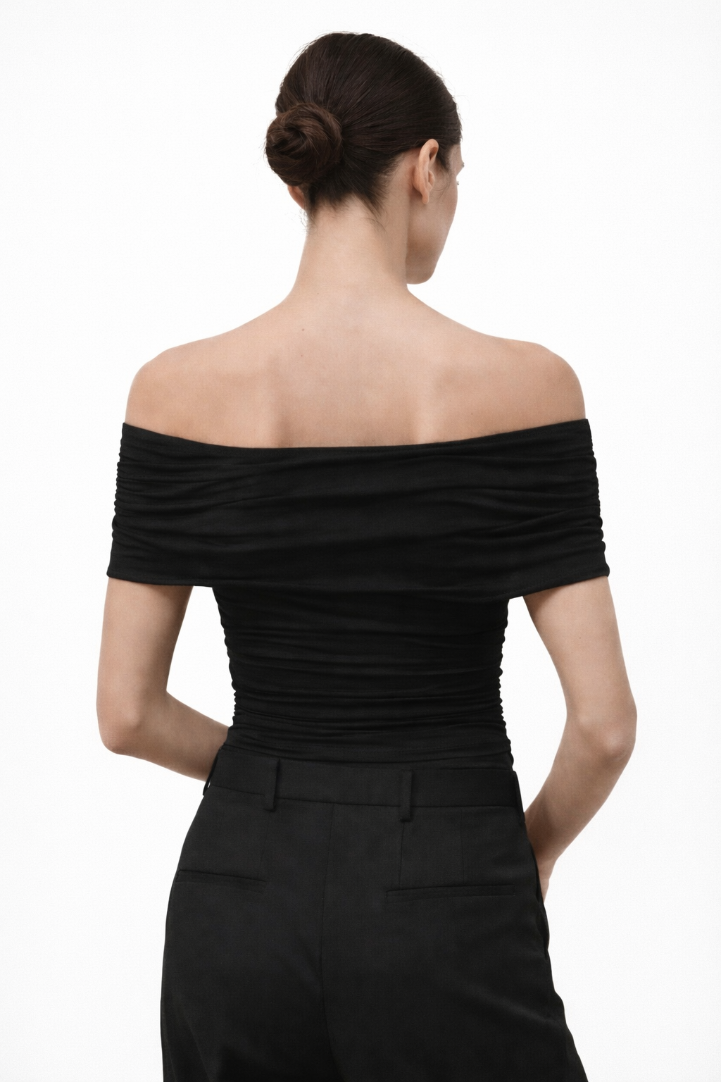 BARDOT TOP BLACK