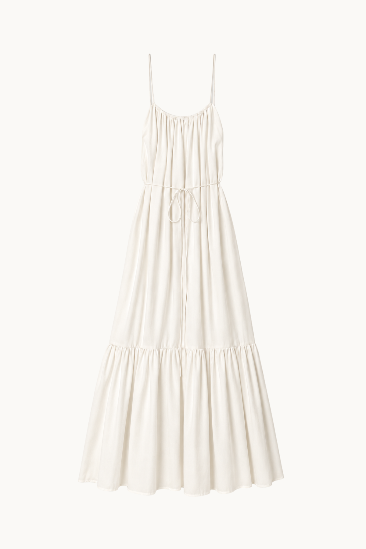 NIZA, OFF WHITE COTTON DRESS