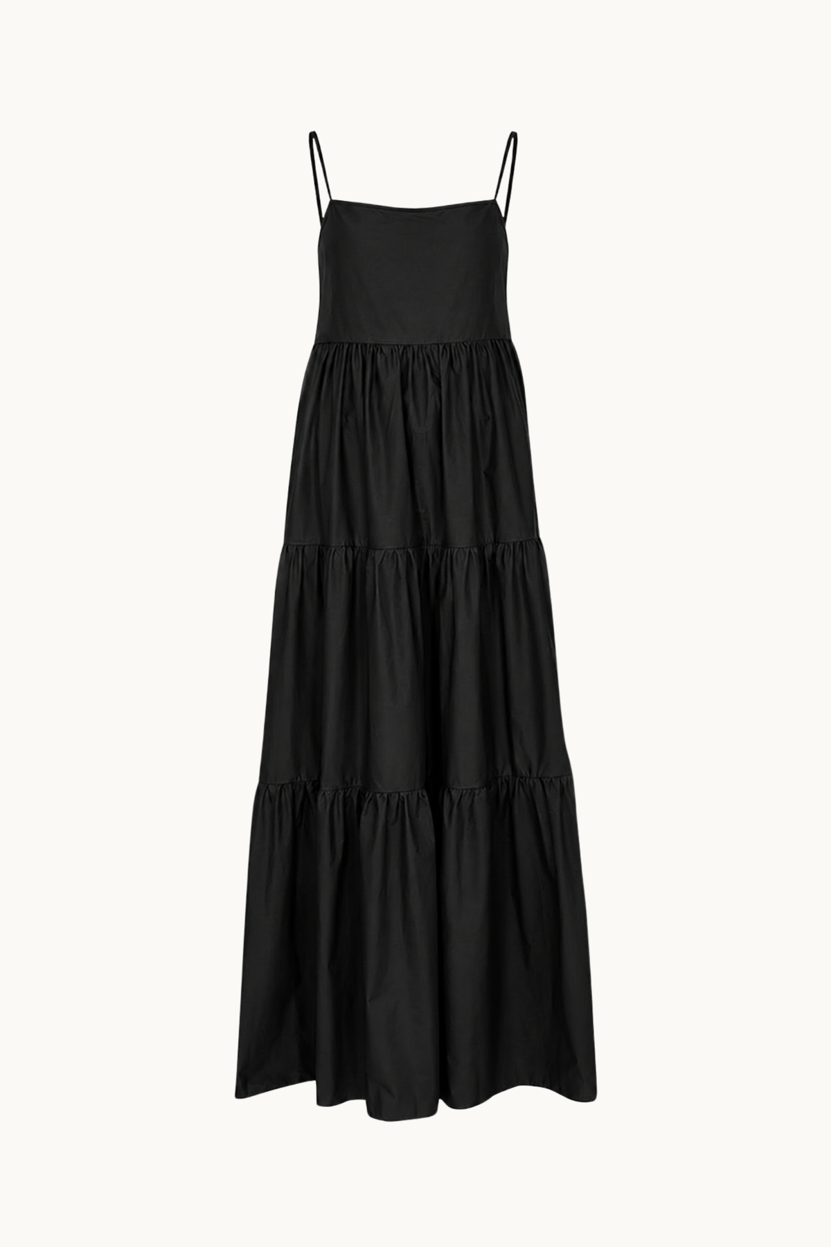 DHALI, BLACK COTTON DRESS