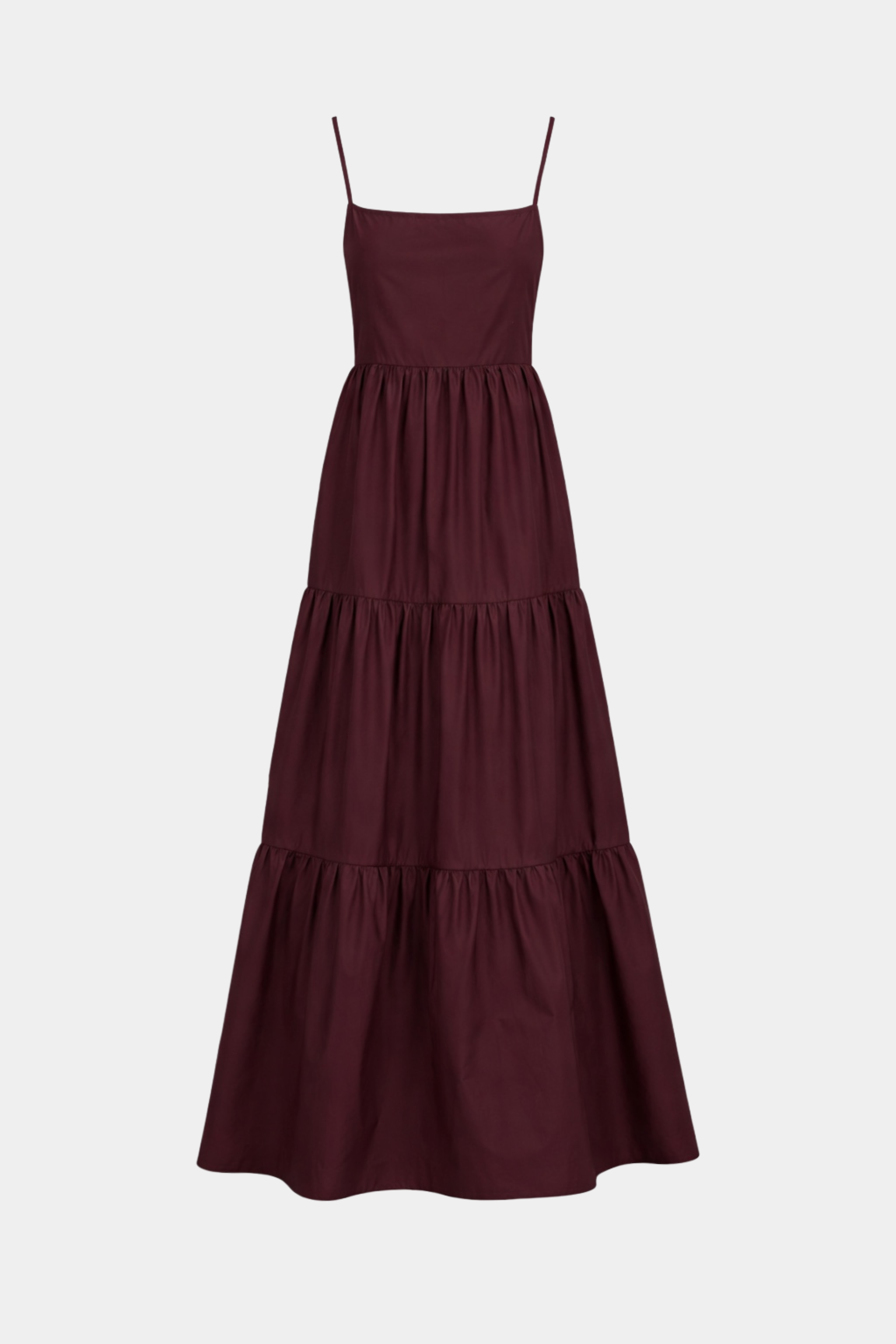 DHALI DRESS IN BURGUNDY