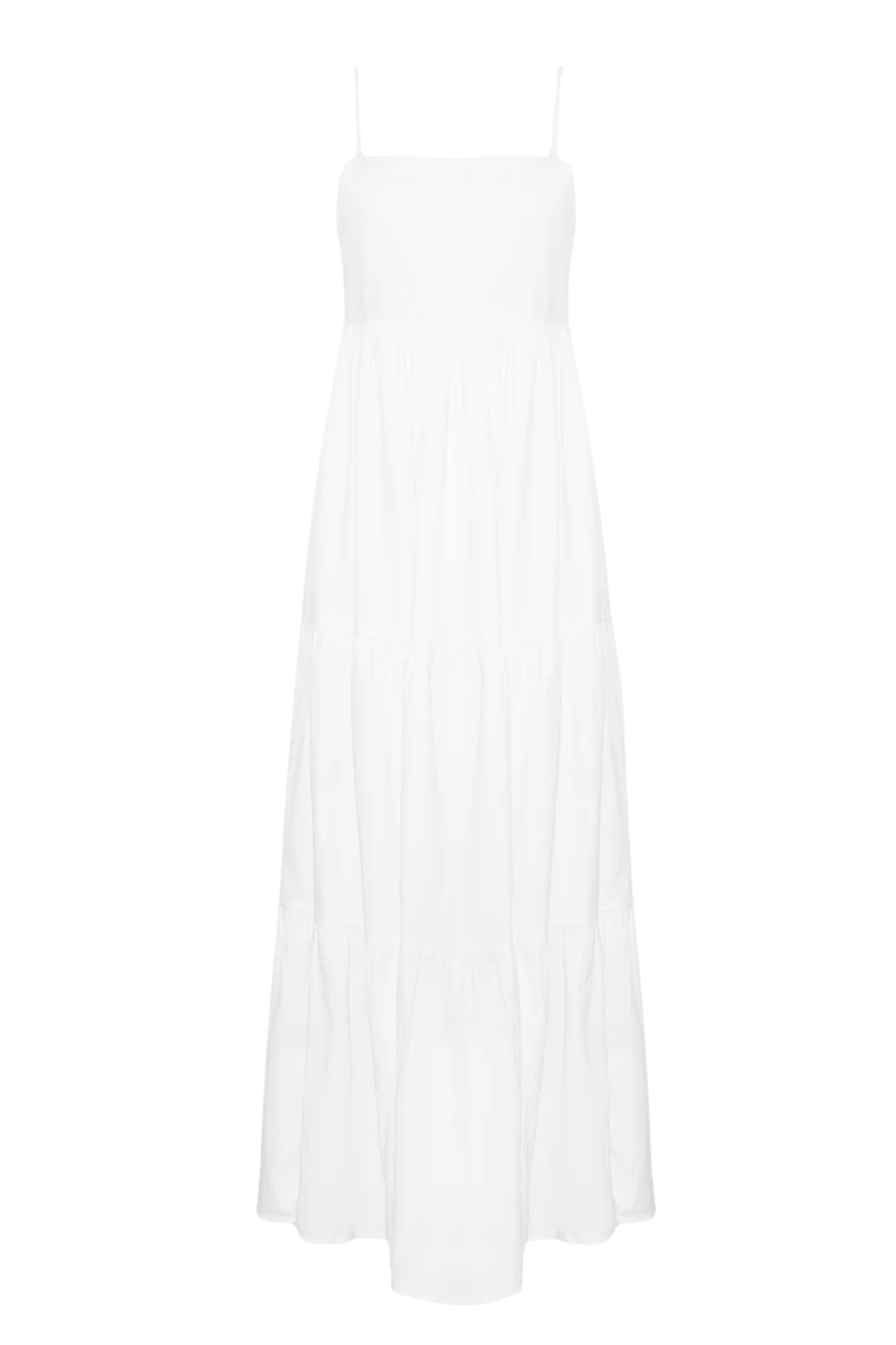DHALI DRESS IN WHITE COTTON