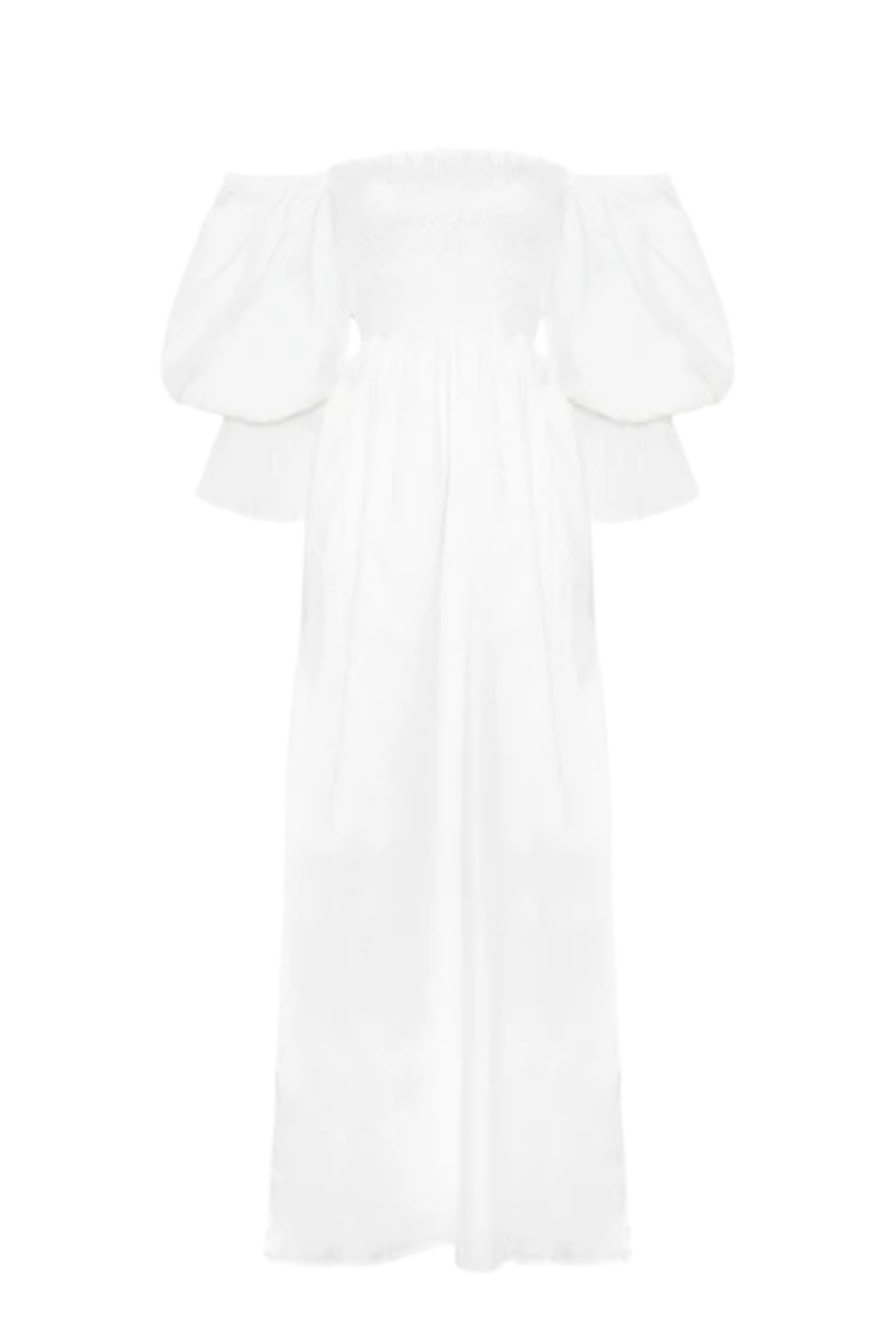SENNA DRESS IN ORGANIC WHITE COTTON