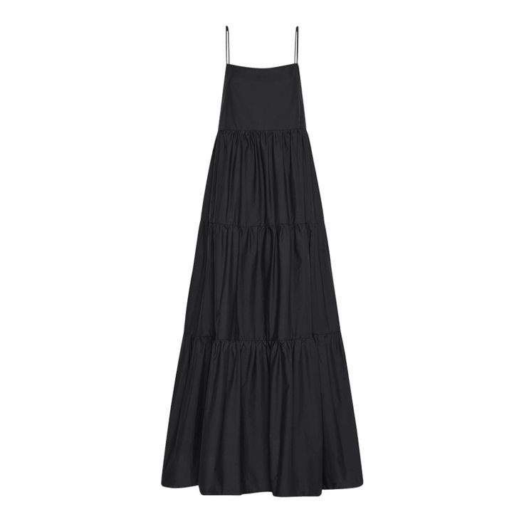 DHALI DRESS IN ORGANIC BLACK COTTON