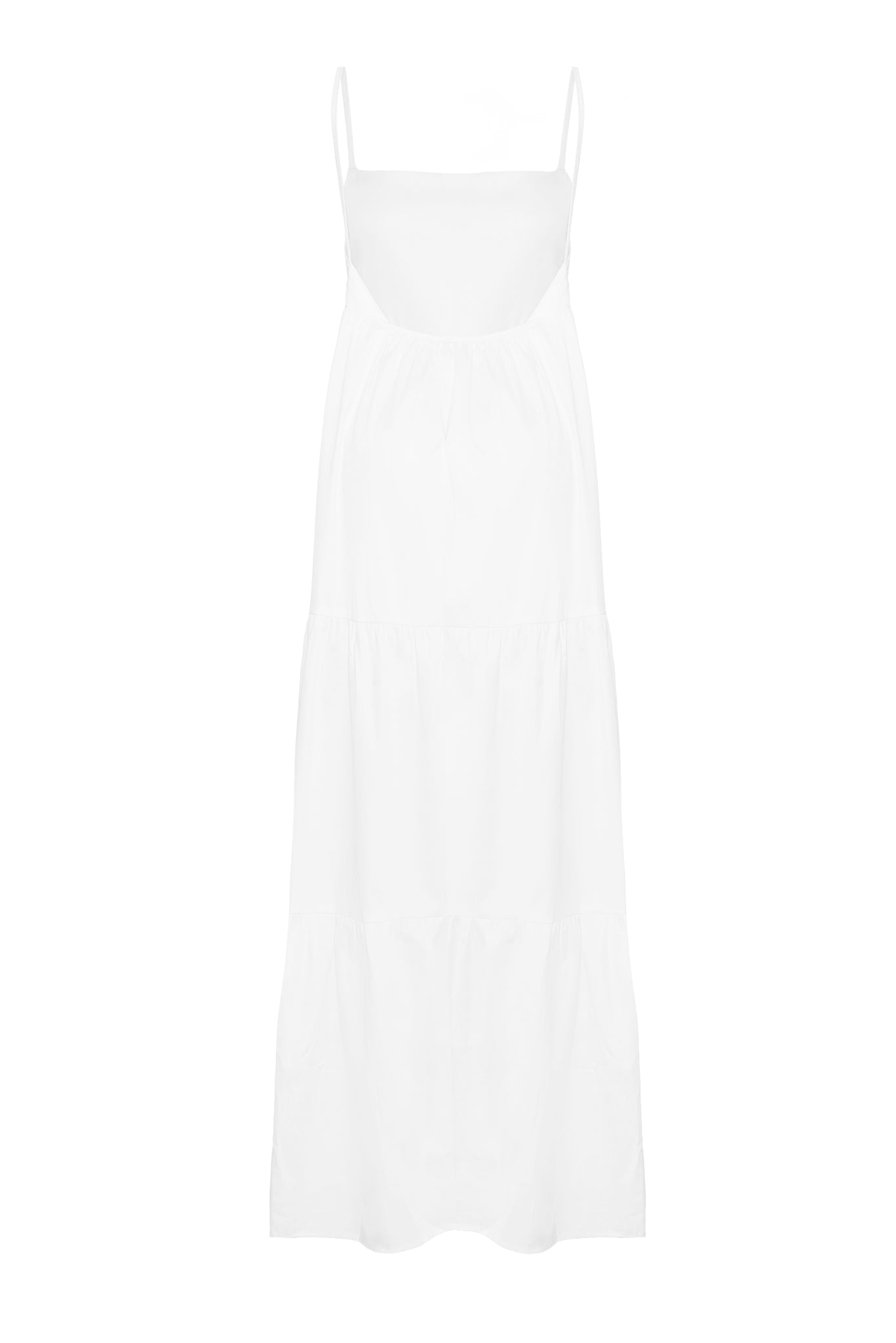 DHALI DRESS IN ORGANIC WHITE COTTON