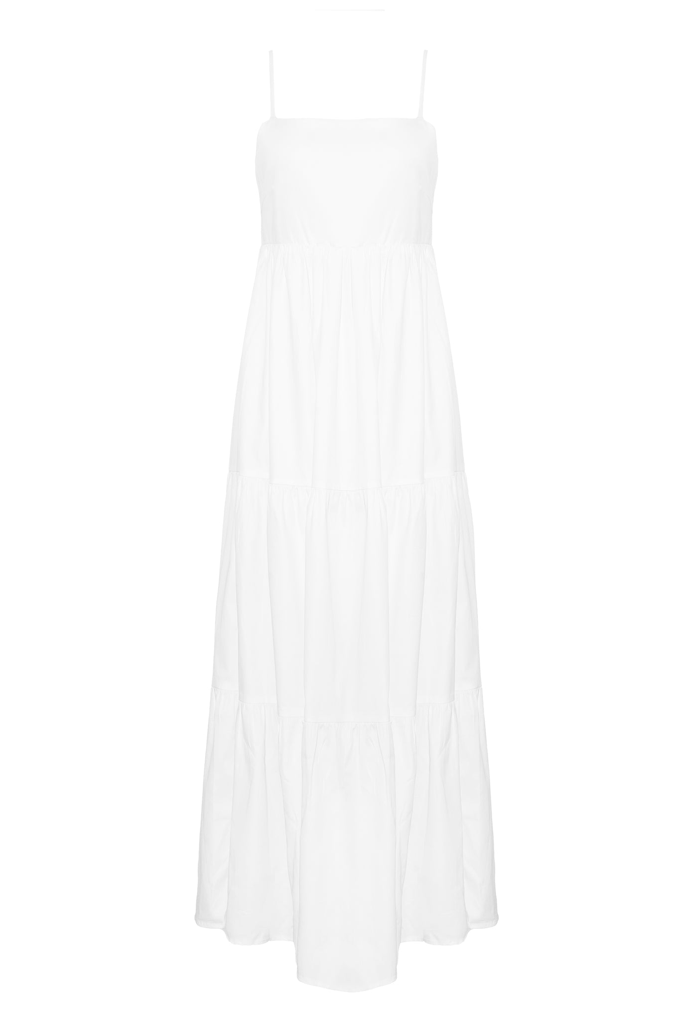 DHALI DRESS IN ORGANIC WHITE COTTON