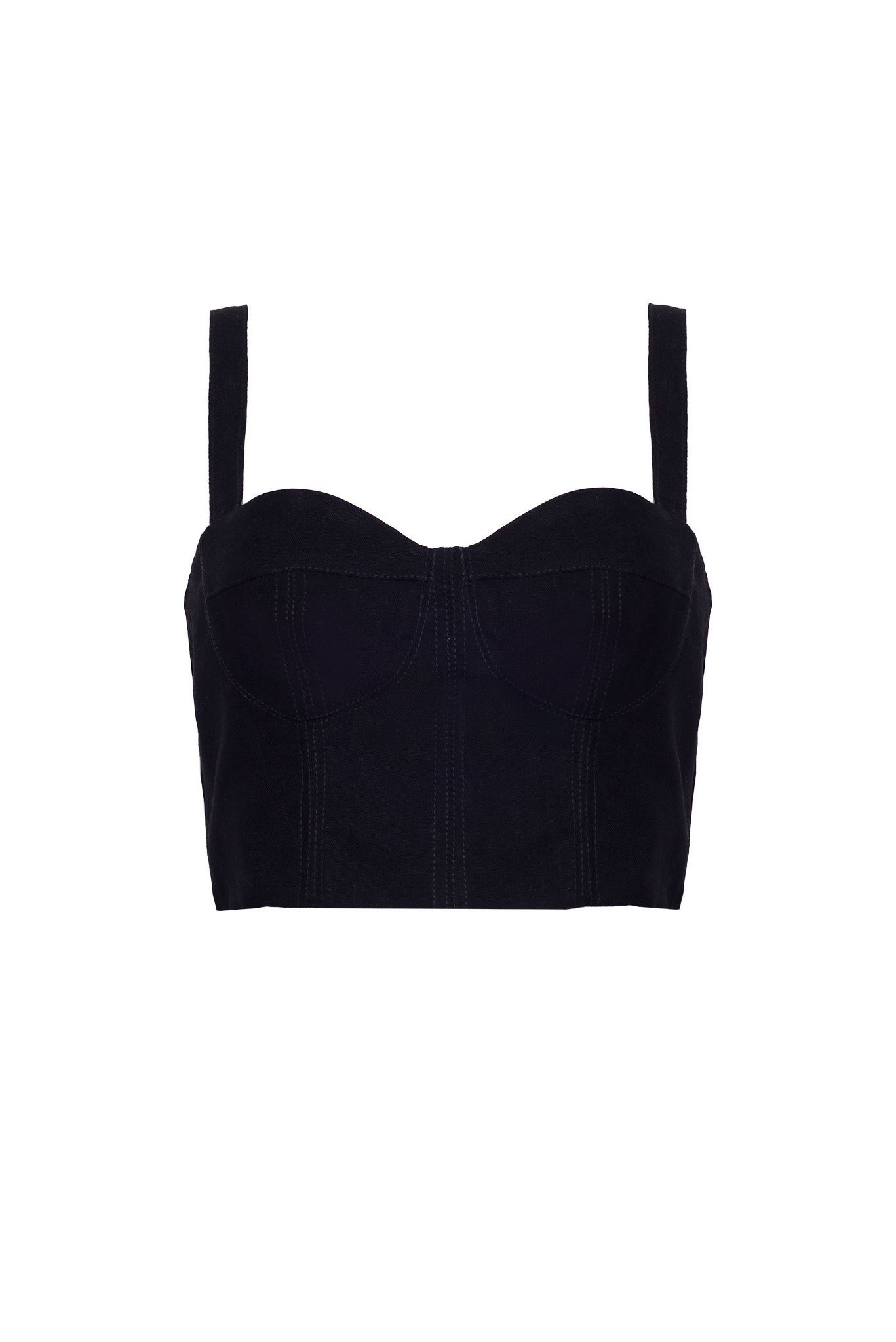 VINTAGE BUSTIER - BLACK