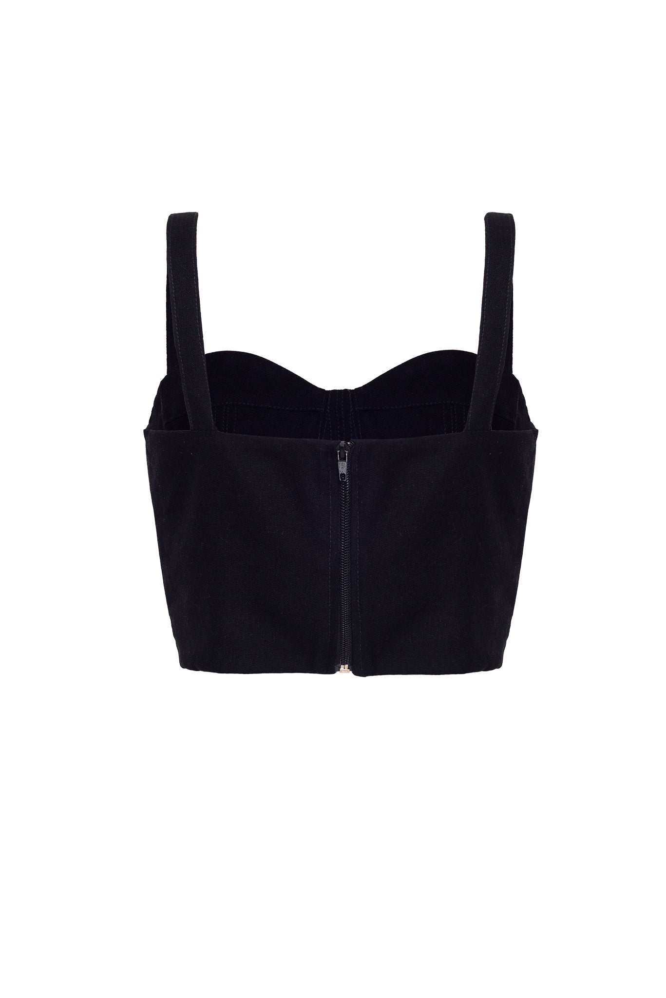 VINTAGE BUSTIER - BLACK