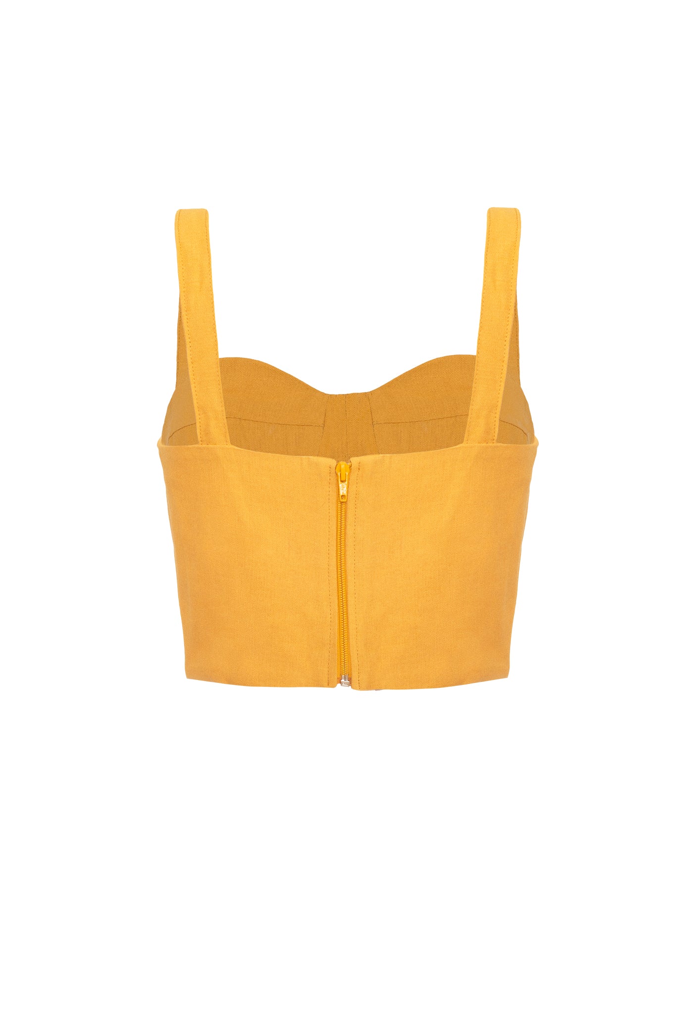 VINTAGE BUSTIER - MUSTARD