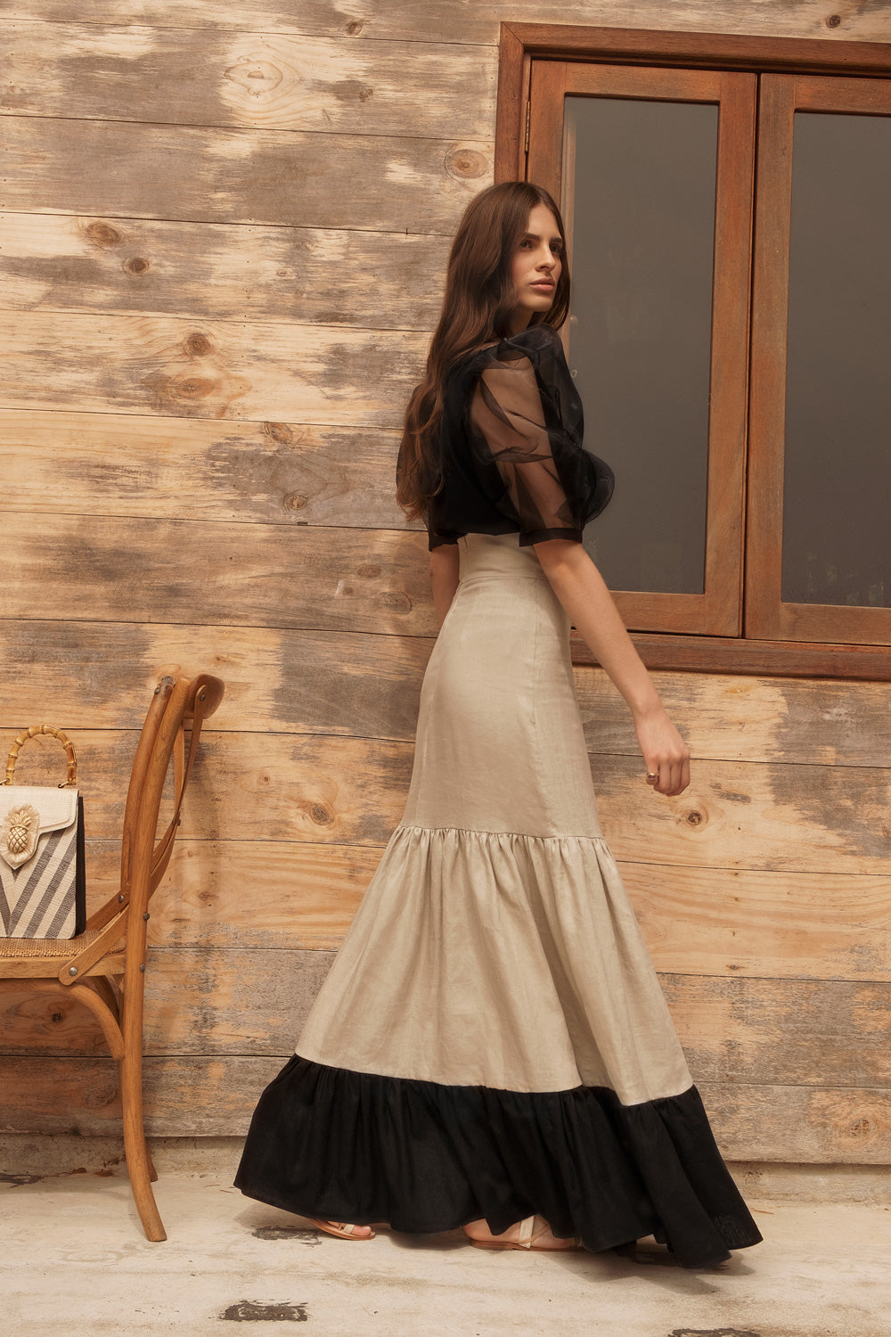 GAREGA SKIRT - SAND