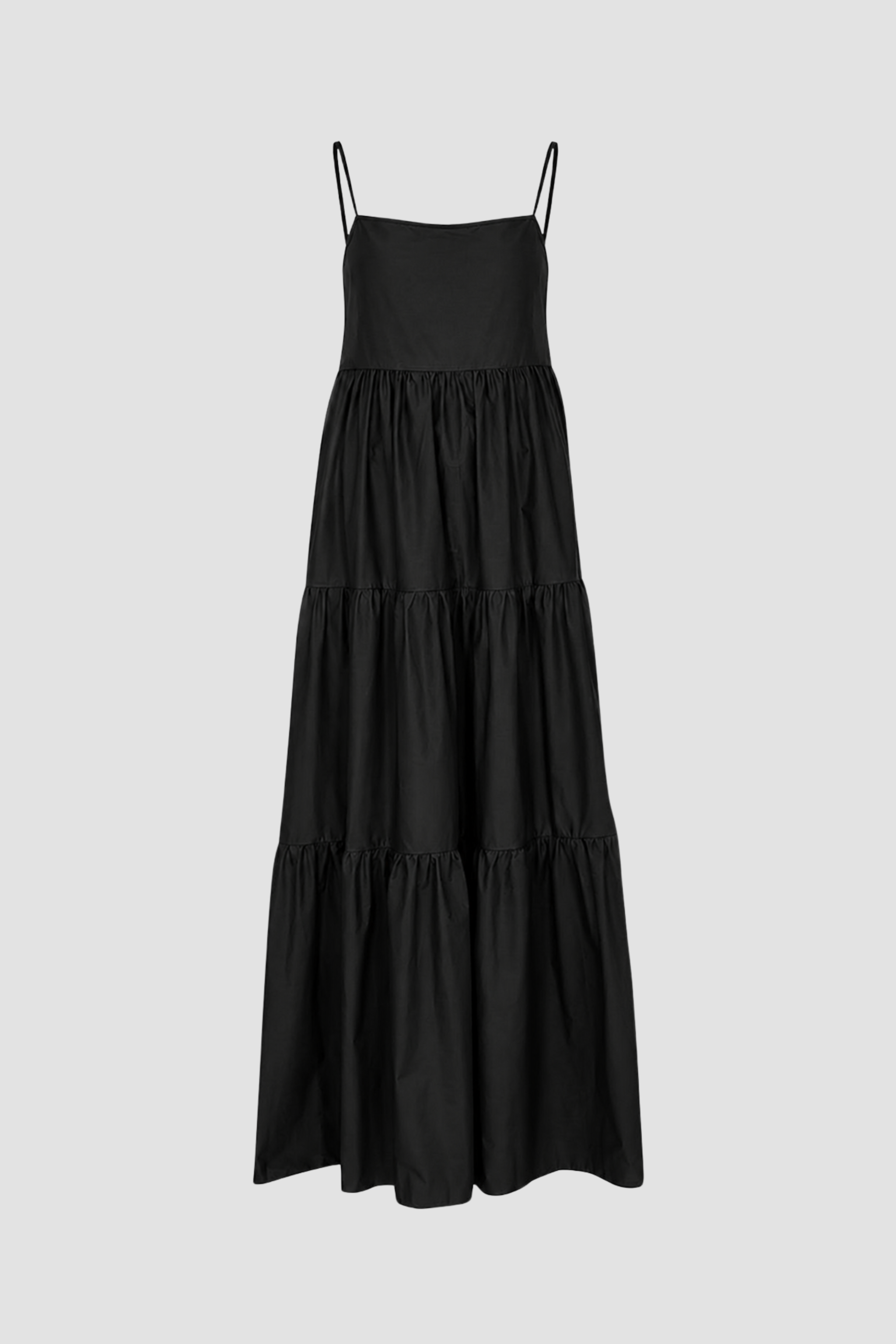 DHALI DRESS IN BLACK COTTON
