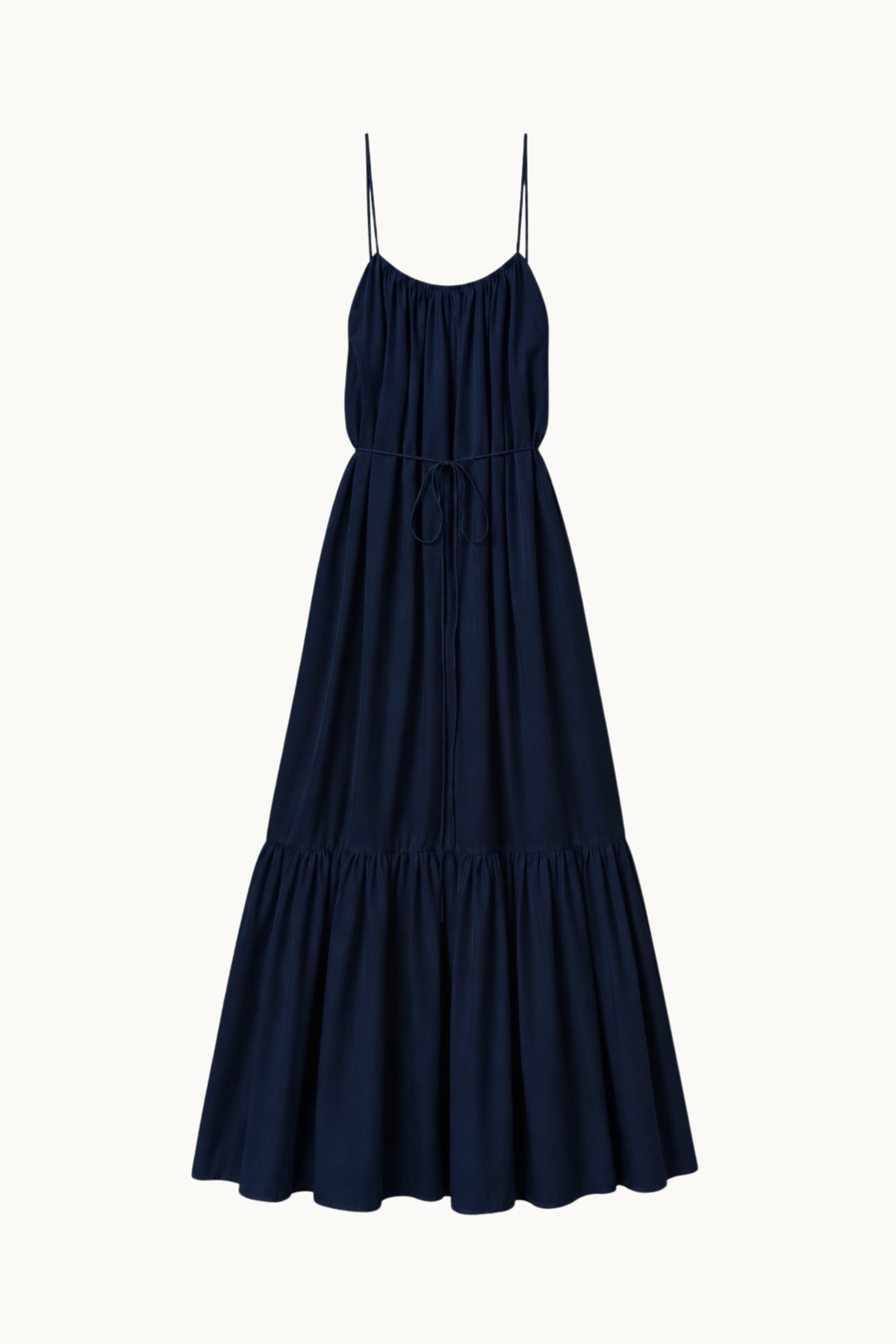 NIZA, NAVY BLUE COTTON DRESS