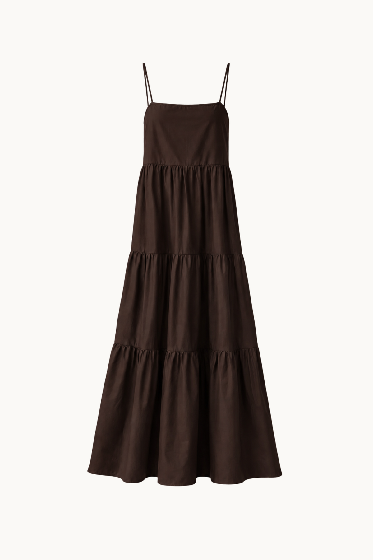 DHALI, MOCHA COTTON DRESS